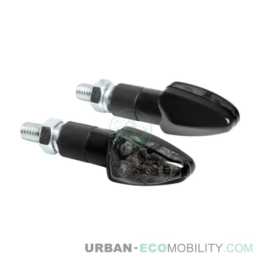 [LAM 90101] Atom, clignotants - 12V LED - Noir - LAMPA
