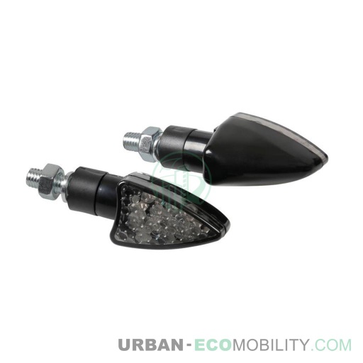 [LAM 90114] Arrow-2, clignotants à led - 12V LED - Noir - LAMPA