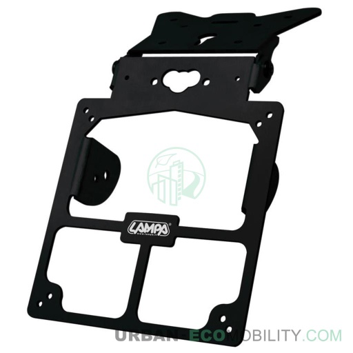 [LAM 90153] Support de plaque universel XTREME, noir - LAMPA