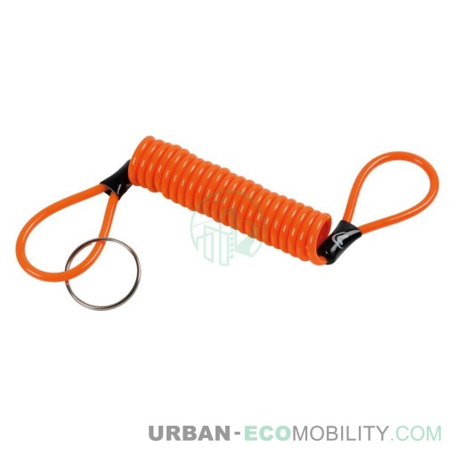 [LAM 90616] Câble de sécurité en spirale, orange - LAMPA
