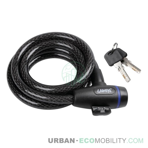 [LAM 90624] Steel anti-theft cable, 180 cm, diameter 12 mm - LAMPA