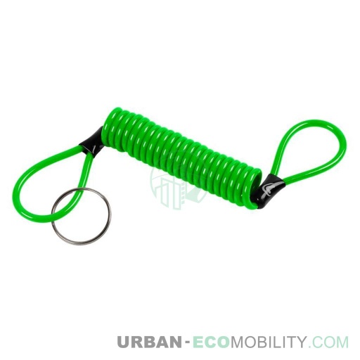 [LAM 90675] Câble de sécurité en spirale, vert - LAMPA