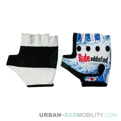 [LAM 94035] Gants vélo en cuir et lycra, M - LAMPA