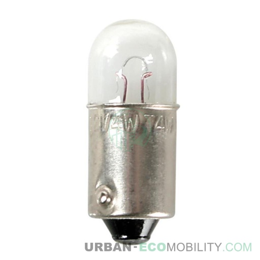 [LAM 91528] Ampoule micro 12V, T4W, 4W, BA9S - LAMPA