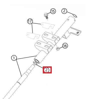 [SIL 08331-17001] Locking bush D17 DIN 471 - SILENCE