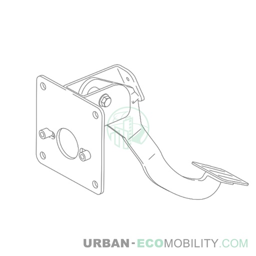 [SIL S04-451200-01] Brake pedal - SILENCE