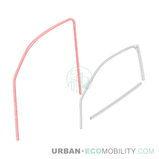 [SIL S04-454004-00] Caoutchouc de fenêtre gauche - SILENCE