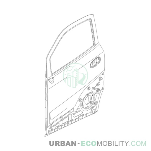 [SIL S04-454101-01] Raw left door - SILENCE