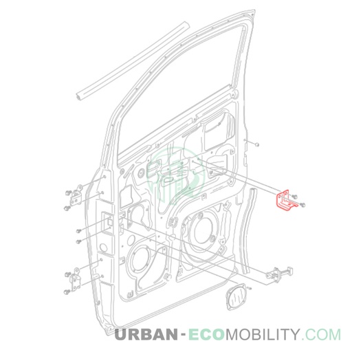 [SIL S04-454102-00] Window regulator support plate - SILENCE