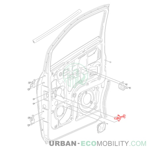 [SIL S04-454203-00] Door rod - SILENCE