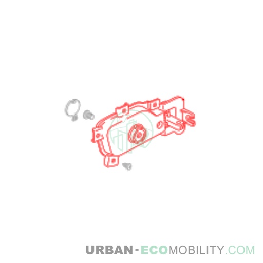 [SIL S04-454504-00] Poignée intérieure de portière gauche - SILENCE