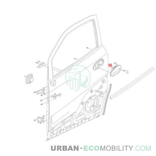 [SIL S04-454505-00] Door cylinder - SILENCE