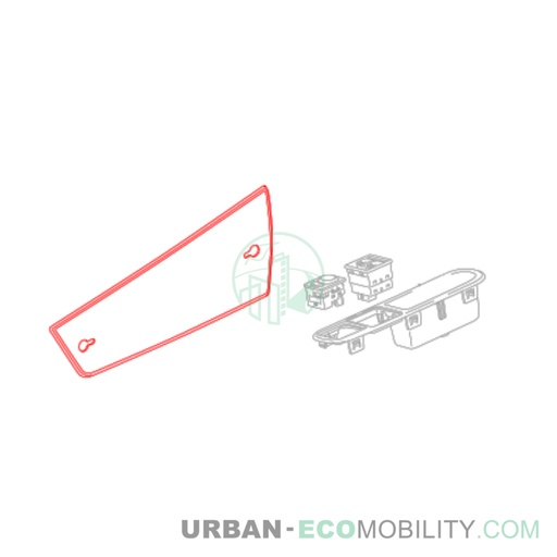 [SIL S04-454606-00-3500] Garniture de portière gauche - SILENCE