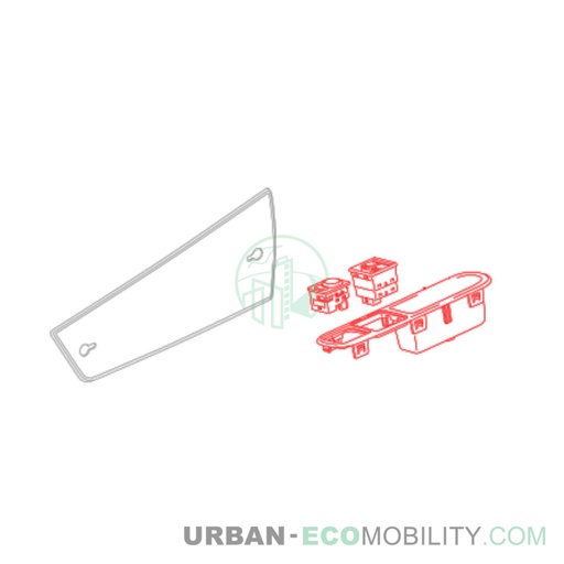 [SIL S04-454700-00] Left door switch assembly - SILENCE