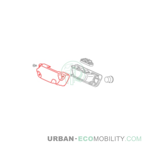 [SIL S04-456012-00] Trunk handle housing - SILENCE