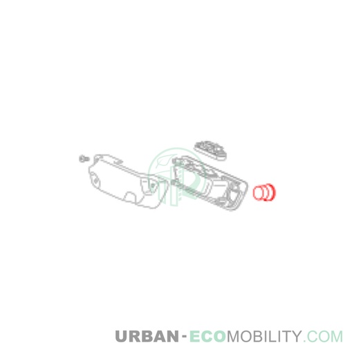 [SIL S04-456013-00] Small cover for trunk handle - SILENCE