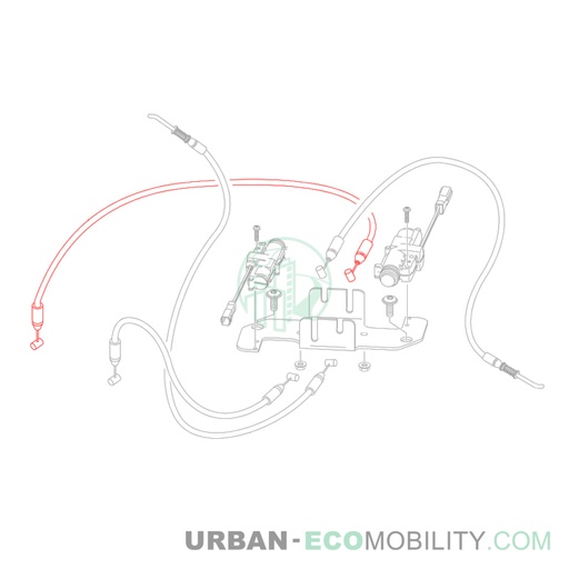 [SIL S04-457004-00] Câble 3 d'ouverture du compartiment de batterie - SILENCE