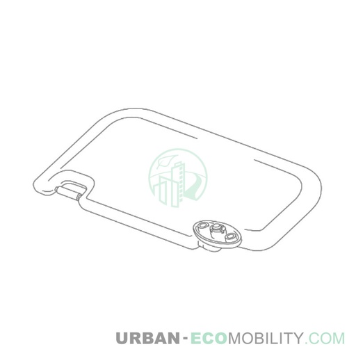 [SIL S04-459003-00] Driver sun visor - SILENCE