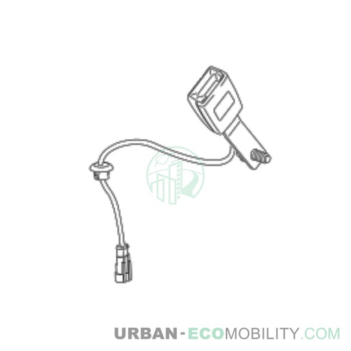 [SIL S04-459016-00] Seat belt clip - SILENCE
