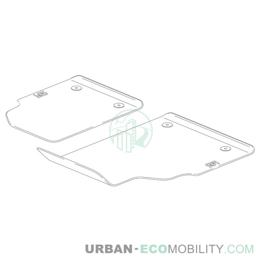 [SIL S04-459019-00] Driver and passenger mat kit - SILENCE