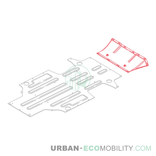 [SIL S04-461032-00] Cache inférieur arrière - SILENCE