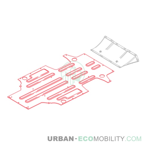 [SIL S04-461033-01] Lower central cover - SILENCE
