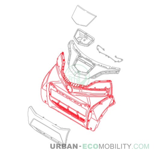 [SIL A SUPP S04-461101-00] Pare-chocs avant - SILENCE