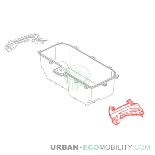 [SIL S04-471001-00] Support de coffre arrière gauche - SILENCE