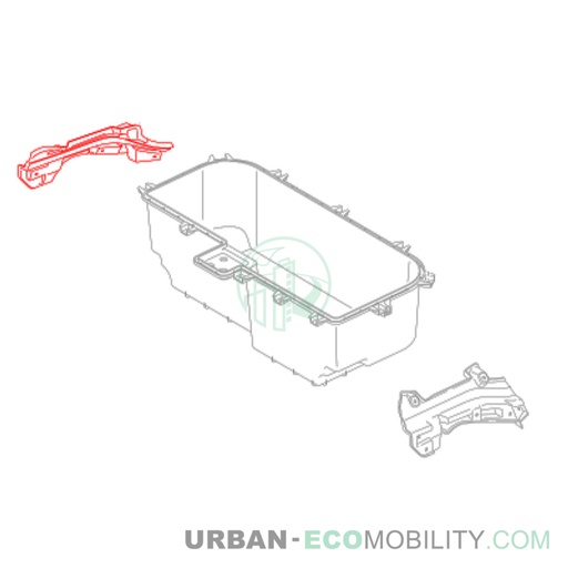 [SIL S04-471002-00] Support de coffre arrière droit - SILENCE