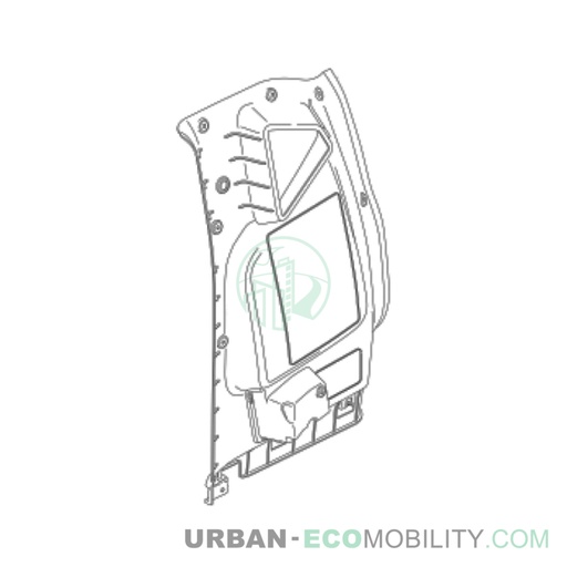 [SIL S04-471004-01] Left rear inner plastic - SILENCE