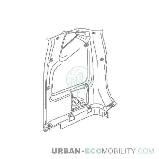 [SIL S04-471006-01] Plastique intérieur arrière droit - SILENCE