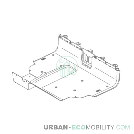 [SIL S04-471013-01] Plastic interior footrest - SILENCE