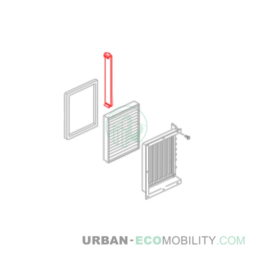 [SIL S04-471031-00] Side air filter access cover - SILENCE
