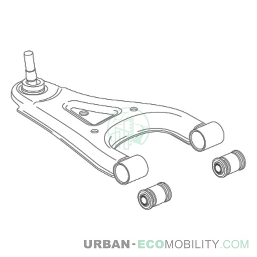 [SIL S04-503000-01] Right front suspension arm - SILENCE