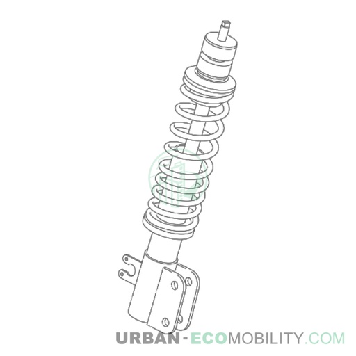 [SIL S04-509100-02] Front shock absorber - SILENCE