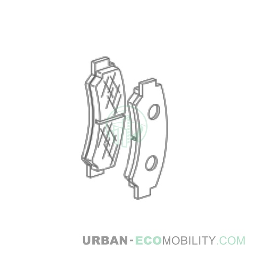 [SIL S04-701105-00] Brake pads - SILENCE