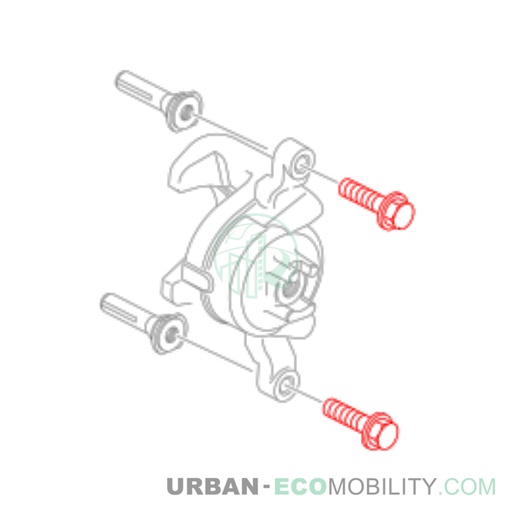 [SIL S04-701108-00] Caliper support screw - SILENCE