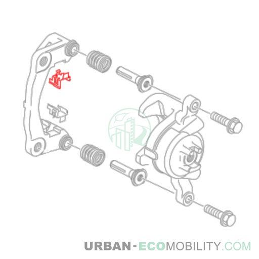 [SIL S04-701109-00] Brake pad clip 1 - SILENCE