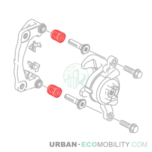 [SIL S04-701112-00] Brake caliper bellows - SILENCE