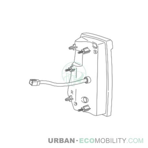 [SIL S04-830004-00] Right rear light - SILENCE