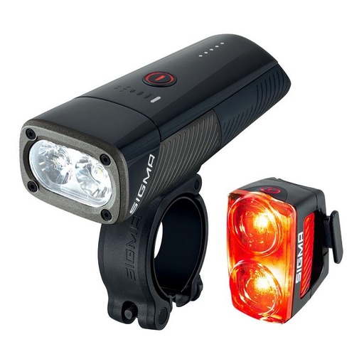 [SIG 534952] Éclairage vélo rechargeable avant et arrière - SIGMA