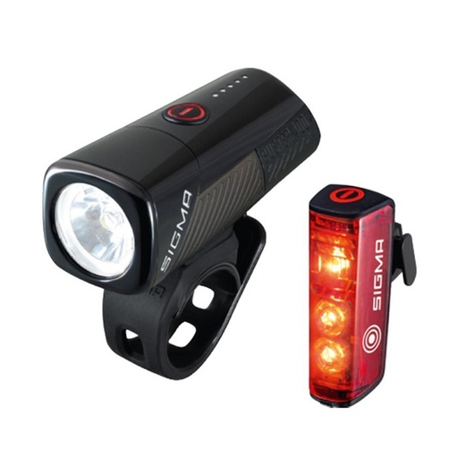 [SIG 520874] Éclairage vélo rechargeable avant et arrière - SIGMA