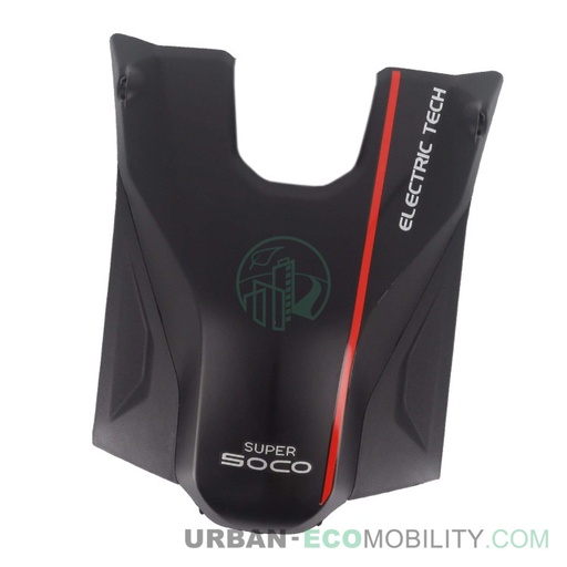 [SUP 64300-TBG-C00-S-MB02N-ST008] Front fairing, painted, black and red sticker - SUPER SOCO