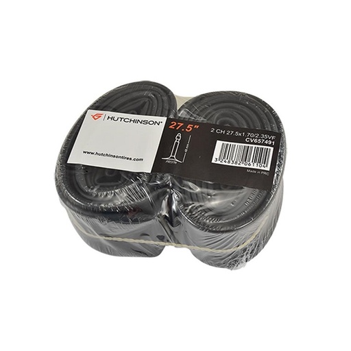 [HUT 3248382061104] Bicycle inner tube 27,5" x 1,70-2,35 VP set of 2 - HUTCHINSON