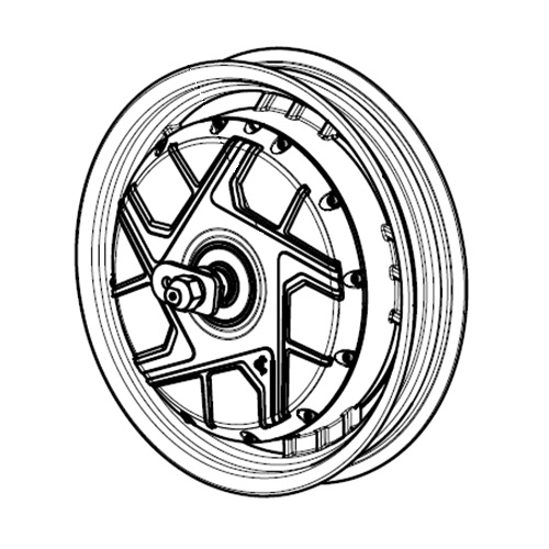[NIU 10201311] Moteur 72V 5000W - NIU