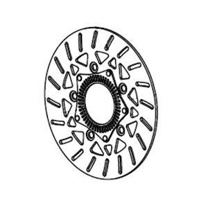 [NIU 20102026] Front brake disc, diameter 240 - NIU