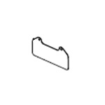 [NIU 30541084] Tail light mounting cover - NIU