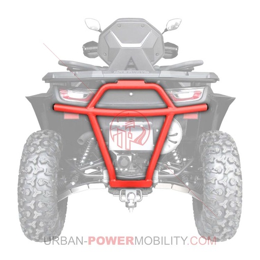 [SEG 000522] Red rear bumper, SNARLER AT10 - SEGWAY POWERSPORT