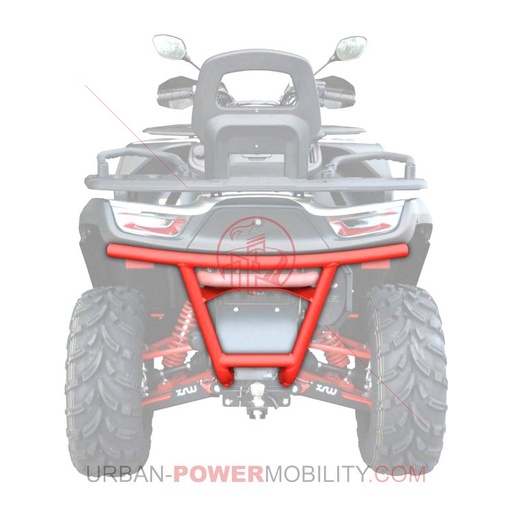 [SEG 000840] Pare-chocs arrière rouge, SNARLER AT6 - SEGWAY POWERSPORT