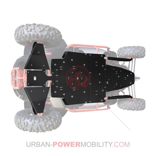 [SEG 000825] Kit protection de châssis PHD, VILLAIN SX10 - SEGWAY POWERSPORT